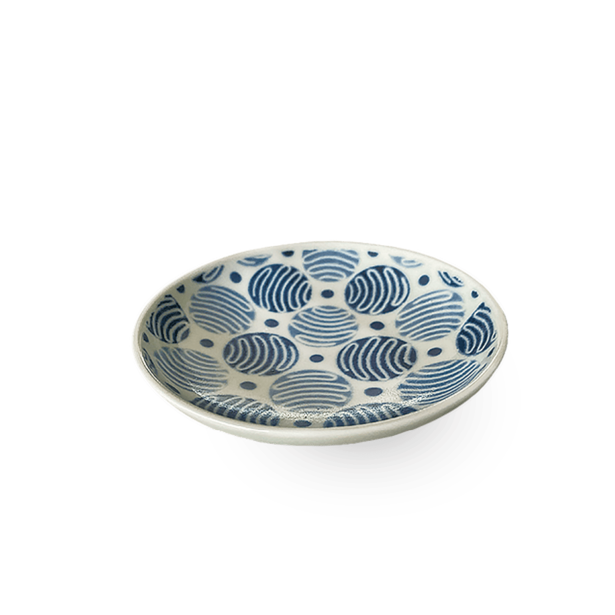 スクリブルドット ユリ皿(M)